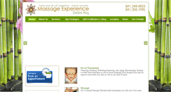 Desktop Screenshot of massageexperiencesk.com